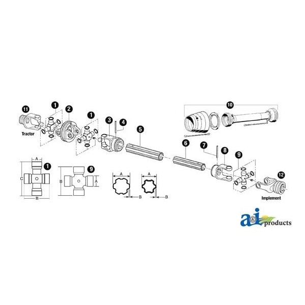 Outer Tube, Thin Wall 41.5" x2.5" x2.5"